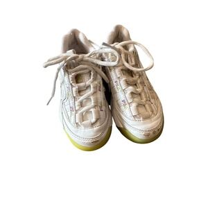 Fila Sneakers Rainbow Logo‎ White Chunky Sole Sneakers Kids Shoes